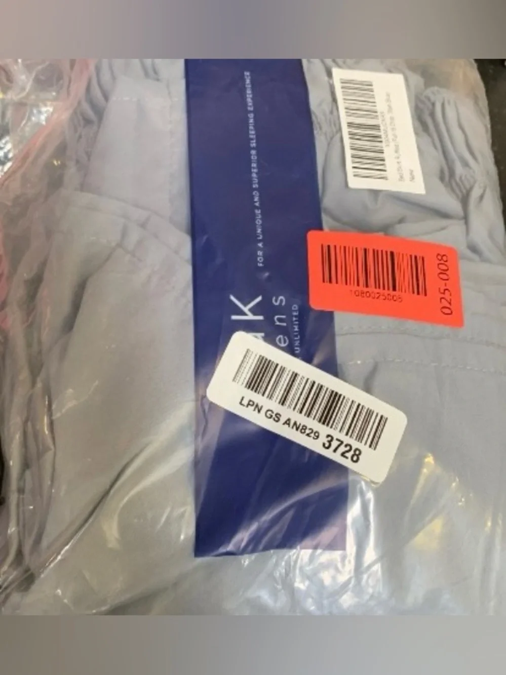 Wrap Around Bed Skirt Dust Ruffle 15” Drop FULL/FULL XL - STEEL BLUE